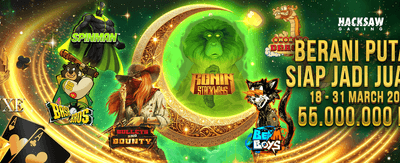 Bonus Selamat Datang 100%